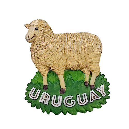 Uruguay 3D-Kühlschrankmagnet, Souvenir, Geschenk, Harz, handgefertigt, Uruguay-Kühlschrankmagnet, Heim- und Küchendekorationskollektion