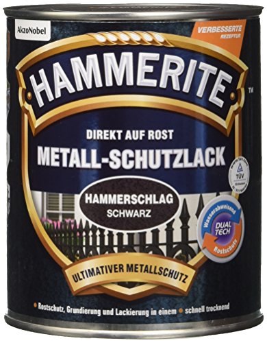 HAMMERITE METALLSCHUTZLACK HAMMERSCHLAG SCHWARZ 750ML