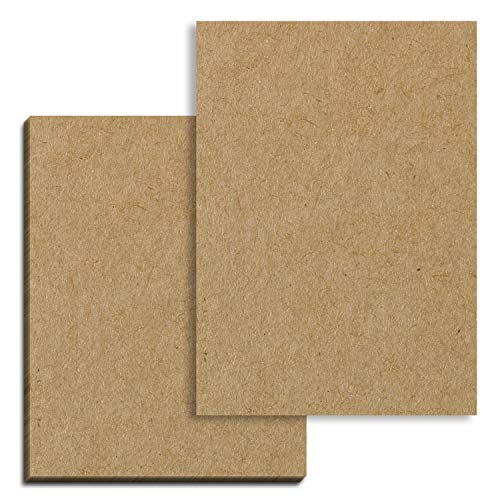 50 Blatt - A4 200g Kraftpapier, Braunes Papier Tonkarton