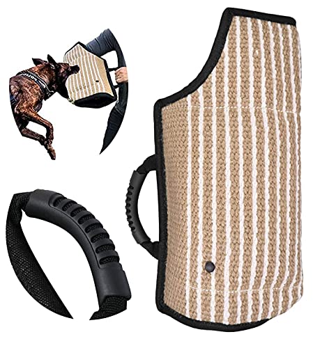 winbarry Hunde Armschutz,Ärmel Hund,Beissarm Für Hunde,Hund beißt Sleeve,Dauerhafte Jute Ausbildung Pit Bull Deutscher Schäferhund Mastiff Supplies