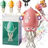 Usper Electric Dancing Octopus Toy, Magische Tanzende Krake Spielzeug Krake Kinder Elektrische PäDagogische Mit Led & Musik, Tanzendes Und Singendes Musikspielzeug FüR MäDchen Jungen (A Rosa)