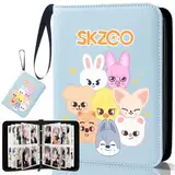 Stray Kids Photocard binder, SKZ Skzoo Süße Cartoon Photocards Holder, Straykids Sammelkarten Album 400 Taschen, Kpop Merch Geschenke für STAY