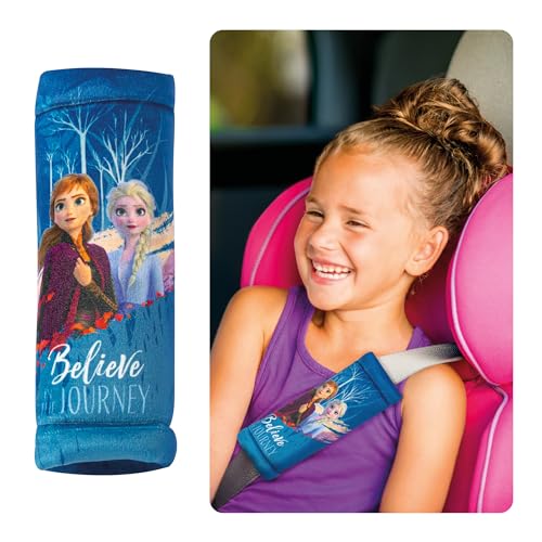 HiTS4KiDS – Gurtpolster Auto für Kinder – Schulterpolster passend für Sicherheitsgurt & Rucksack – Gurtschutz für mehr Komfort auf der Reise – Gurtschoner für Mädchen (Disney Frozen Eiskönigin | 20cm)