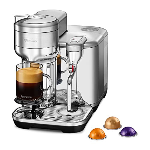 Nespresso VERTUO Creatista Kaffeekapselmaschine von Sage, Silver