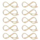 Giantree 10 Stück Hochzeit Tischkartenhalter, Gold Tischkartenclips Platzkartenhalter Tischnummern Hochzeit Fotohalter Menükartenhalter für westliche Restaurants Bankette Hochzeiten Auktionen