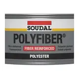 Polyfiber – Polyesterbeschichtung für Karosseriereparatur – Soudal – 1 kg Grau
