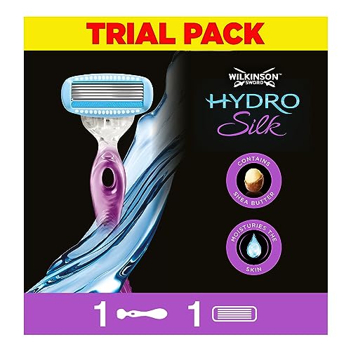 Wilkinson Sword Hydro Silk Damen Rasierer, mit 1 Klinge und Halterung, 1 St