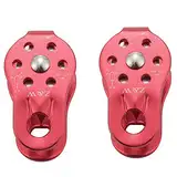 Dasing 2Pcs Zipline Pulley Rock Flaschenzug Seil Klettern Arboricultor Von Montee Feste Flaschenzug Rot 65mm 32,5/32,5-Barrel-Türschloss Mit 7 Schlüssel Messingzylinder