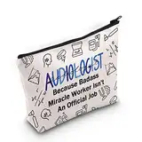 Audiologist Kosmetiktasche Make-up-Tasche Audiologen Wertschätzung Geschenk Audiologie Abschluss Geschenk Hörspezialisten Geschenk, Tasche für Audiologen