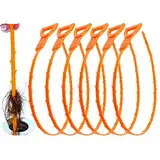 Huryfox 6 Pcs abflussreiniger spiraleHuryfox Rohrreiniger Set - 6erPack,50cm lange Abflussreiniger-Sticks für Waschbecken, Rohre - Sanitärwerkzeug zum Lösen von Verstopfungen in Dusche und Badewanne