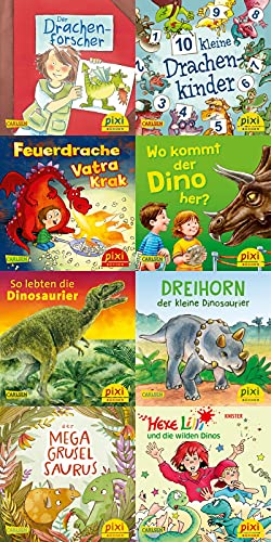 Pixi-8er-Set 279: Dinos und Drachen bei Pixi (8x1 Exemplar) (279)