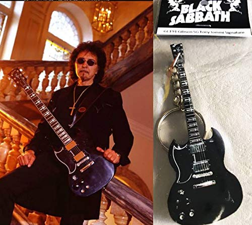 Keychain Gibson Sg Tony Iommi Black Sabbath Gitarre