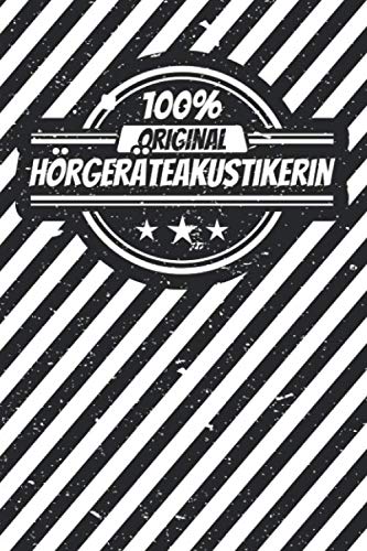 Notizbuch liniert: Hörgeräteakustikerin Geschenke lustiger Spruch Vintage