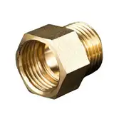 1pc Brass Fitting F/M M10 M12 M14 M16 M18 M20 M22 Female To Male Thread Brass Pipe Connectors Copper Coupler Adapter Threaded Joint(M22X1.5-M16X1.5)