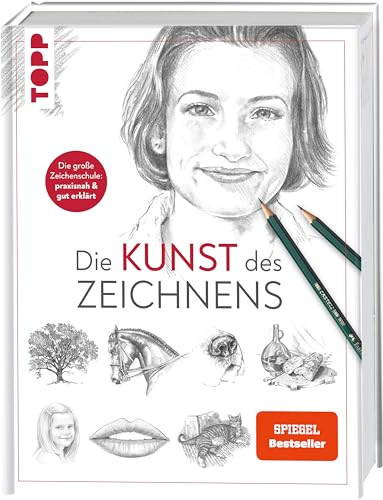 Die Kunst des Zeichnens. Die große Zeichenschule: praxisorientiert & gut erklärt.: Motive zu allen Themen, Spezialkapitel zu Perspektive, Licht & Schatten, Oberflächen & Strukturen