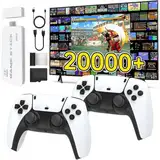 NOBES 2025 Upgrade Retro Konsole Game Stick, Spielkonsole 22.000+ Klassikern Spiele mit 2 Wireless Controllern, HDMI Plug & Play für TV, Familienfreundlich & Kabellos (Ultra Pro+)