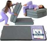 Klappbare Gästematratze für Kinder - Klappmatratze Faltbare Matratze 190x65x9cm - Reisematratze Kinder Abnehmbarer Bezug - Gästebett Klappbar Oeko TEX