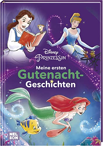 Disney Prinzessin: Meine ersten Gutenachtgeschichten: Vorlesegeschichten ab 3 Jahren | Mit 6 Originalfilmgeschichten (Disney Prinzessin: Komm mit ein eine zauberhafte Welt!)