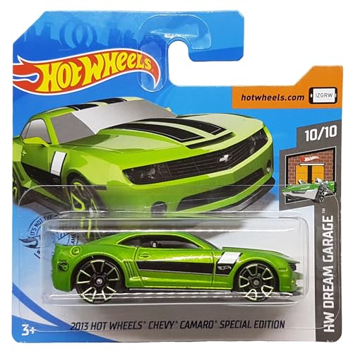 Hot Wheels - 2013 Chevy Camaro Special Edition - HW Dream Garage 10/10 - GHD73 - Short Card - GM - grün metallic - Mattel 2020