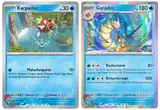 Cardicuno SV02 042/043/193 Karpador & Garados Set Rare Holo Entwicklungen in Paldea | Gyarados Deutsch