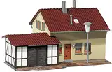 Faller FA131358 Siedlerhaus mit Anbau Modellbausatz, Zubehör, Mehrfarbig, One Size