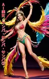 AI beautiful woman Samba Samba Samba: carnival (Japanese Edition)