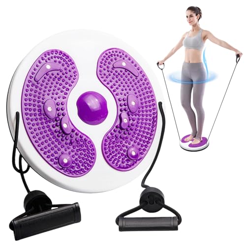 Twist Waist Disc Taillentwister mit Kordelzug Drehscheibe Fitness Multifunktions Magnet Massage Fitness Drehscheibe Aerobic-Training Übung Wackelbrett Drehplatte Für Zuhause Fußmassage Taille Outdoor