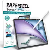 PAPERFEEL [2 Stück] Folie für iPad Air 11 Zoll 2024 M2 Modell Schutzfolie, Matt Papier Displayschutzfolie zum Schreiben Zeichnen - Blendfreiem, Anti Fingerabdruck, Anti-Kratzer, Einfache Installation