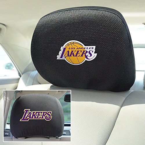 FANMATS 12522 NBA Los Angeles Lakers Polyester Kopfstützenbezug, 25,4 x 33 cm