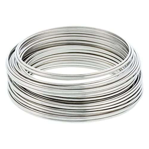 304 Edelstahldraht, 2 mm, weicher Stahldraht, massiver blanker Edelstahldraht, einsträngig, weicher Eisendraht, rostfrei, Basteldraht