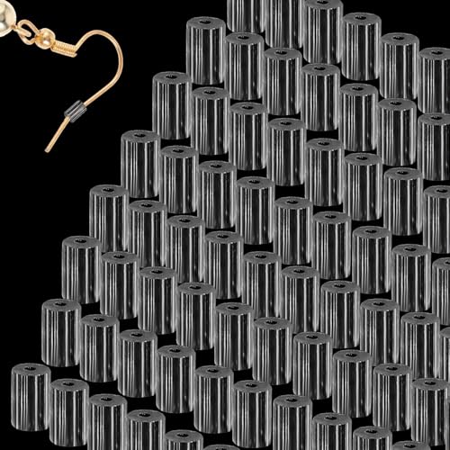 Thinp 200 Stk Ohrring Verschluss,Ohrring Stecker Verschluss Silikon,Ohrringe Verschlüsse Hinten,Ohrringverschlüsse Stecker Verschluss,für Ohrstecker Hakenohrringe Klar Hypoallergen Ohrring Stopper