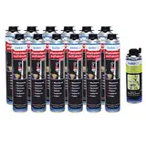 12 x beko Pistolenschaum Polyurethanschaum 750 ml inkl. Universalreiniger 500ml