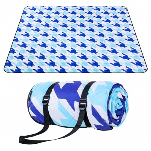 Diveblues Picknickdecke Wasserdicht & Sandfest, 200x200cm, Leicht & Faltbar, Outdoor Decke für Camping, Strand, Park, Reisen & Garten