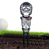 Celuicion Reparaturwerkzeug für Golfgreens | Ballmarker und Reparaturzubehör aus Zinklegierung – tragbare Golfgabel für die Pflege von Feldern und Sammler