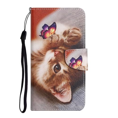 Rnrieyta Miagon Hülle für iPhone 15,Handyhülle PU Leder Brieftasche Schutz Flip Case Wallet Cover Klapphüllen Tasche Etui mit Kartenfächern Stand