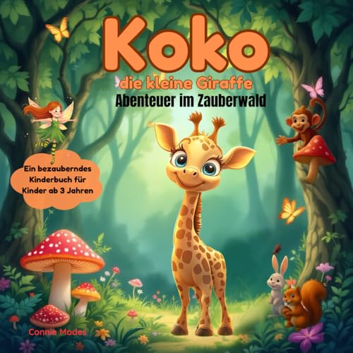 Koko, die kleine Giraffe- Abenteuer im Zauberwald: Ein bezauberndes Vorlesebuch, das von Freundschaft, Mut und der Reise zur Selbstakzeptanz erzählt . ... Jahren (Geschenkbuch für Jungen und Mädchen)