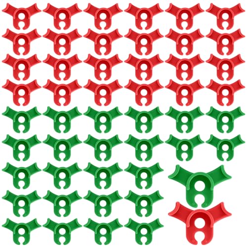 50 Stk Pflanzenbieger Pflanzentrainer für Niedrige Belastung, Low Stress Training Clips, 90 Grad Pflanzenstützclips Pflanzenbieger Clips, 90 Grad Pflanzenstiel-trainer für Plant Training Biege Clips