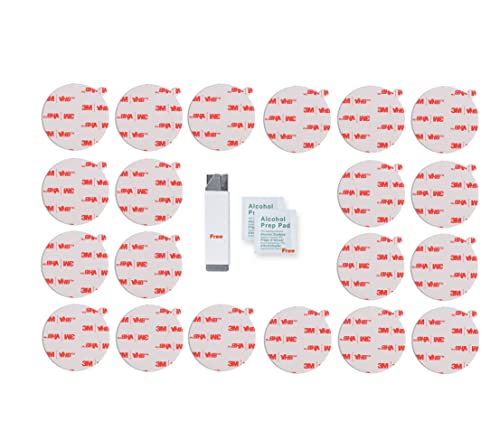 INDIAN STORE 24 3 M 4950 VHB doppelseitiges Klebeband Klebestreifen Klebepads Extra stark Schwerlast Acrylschaumband Hochleistungsklebeband Montageband, Innen-Außenbereich (20 Stück 25mm diameter)