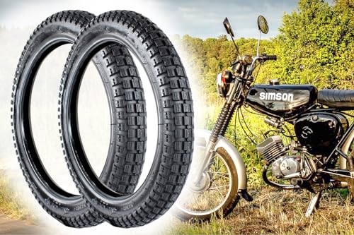 2 Reifen Enduro 2.75 x 16 Zoll 41N 4PR Stollenprofil F-879 für Simson S50 S51 S70 S53 KR51 SR4-1 SR4-2 SR4-3 SR4-4