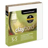 Ampersand Museum Series Claybord, 1/8 Inch 5X5 Pk/4