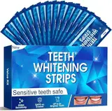 Teeth Whitening Strips Zahnbleaching Stripes: Zähne aufhellen stripes | Zahnaufhellungsstreifen, Bleaching Zähne - frei von Peroxid, Sicher für Zahnschmelz