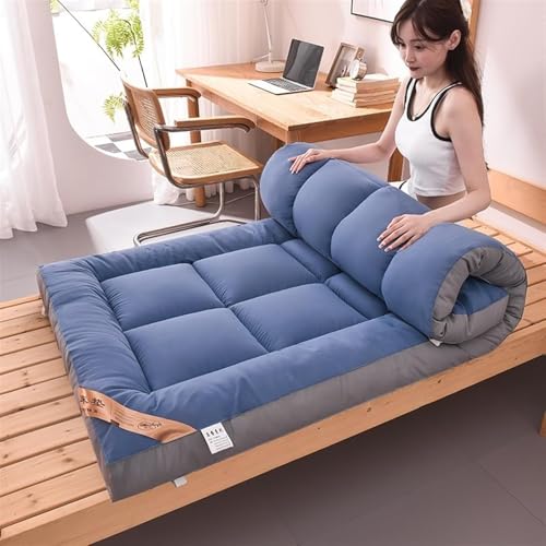 Japanische Futon-Matratze, Bodenmatte, tragbare Klappmatratze, Nickerchenmatte, Gästeschlafmatte, geeignet für Studentenwohnheim, Wohnzimmer, Sofa, Reisen