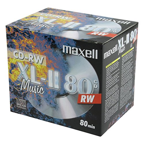 10 Maxell CD-RW Rohlinge XL-II Music Digital Audio