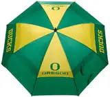 Team Golf NCAA Oregon Ducks Golfschirm 157,5 cm Golf-Regenschirm mit Schutzhülle, Doppeldach Windschutz Design, Auto Open Button