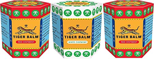 2 x Red Tiger Balm 21g + 1 x White Tiger Balm 21g (3er Pack)