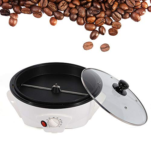 Fetcoi Kaffeeröster - Elektrische Kaffee Röster Maschine 1500g Kaffeebohnen Bratmaschine Edelstahl Rotations-Kaffeeröster Haushalt Kaffeebohnenröster 1200W Kaffee Röster Coffee Röstmaschine