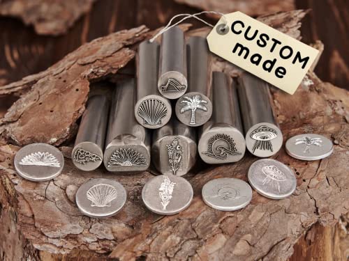 Benutzerdefinierte Metallstempel, Personalisierte Stahlstanzer mit Ihrem Business-Logo, Metallschmieden Touchmark Stempel, Benutzerdefinierte Stahl Handstempel, Benutzerdefinierte Logo Metall