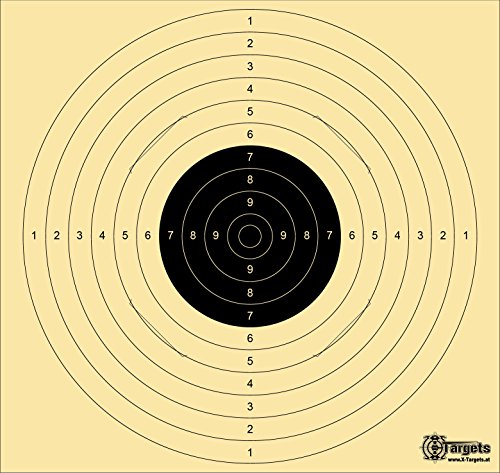 Große *Standard Target XLS* / 54x52 cm/geschlitzt / 200 g/m² Chamois (20 Stück)