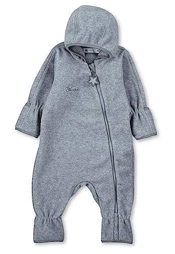 Sterntaler Unisex Baby Overall, Grau (Silber Melange), 62