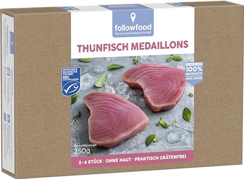 followfood MSC Thunfisch Medaillons, 250g (Tiefgefroren)